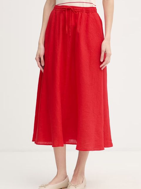 Tommy Hilfiger spódnica lniana - zdjęcie produktu nr 2