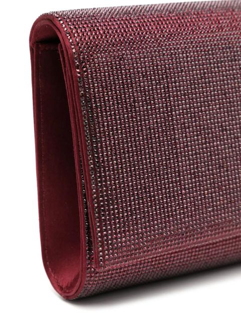 René Caovilla crystal-embellished crossbody bag - Red