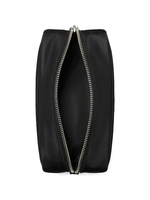 Tory Burch logo zip make-up bag - Black