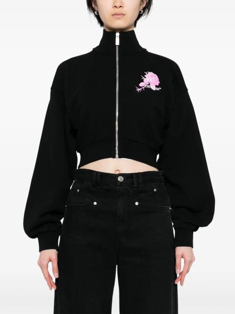 Off-White logo-print sweatshirt - Black