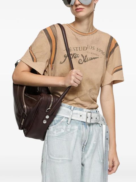 Acne Studios logo-print T-shirt - Neutrals