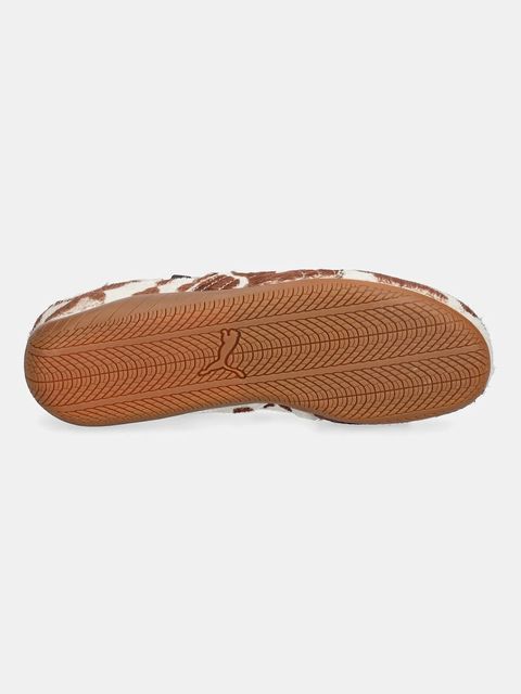 Puma baleriny skórzane Speedcat Ballet Cow Wns kolor beżowy 407787