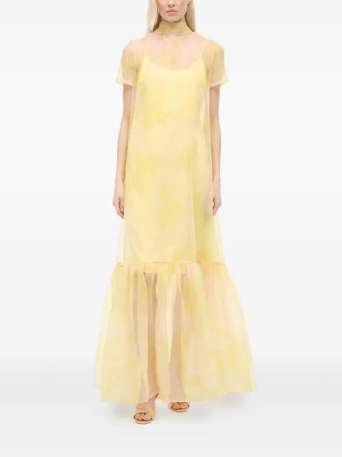 STAUD Calluna maxi dress - Yellow - zdjęcie produktu nr 2