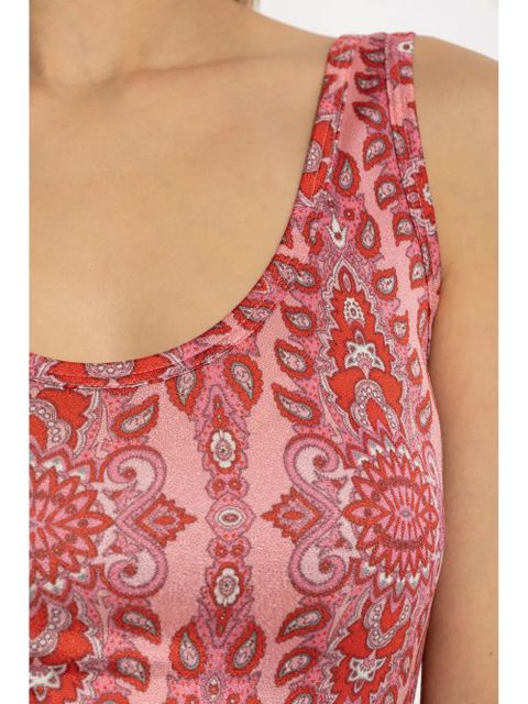 ETRO paisley-print long dress - Pink