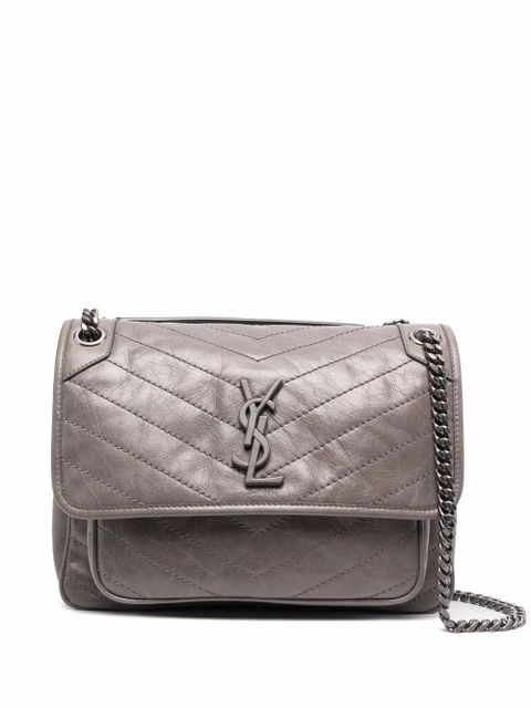 Saint Laurent medium Niki shoulder bag - Grey