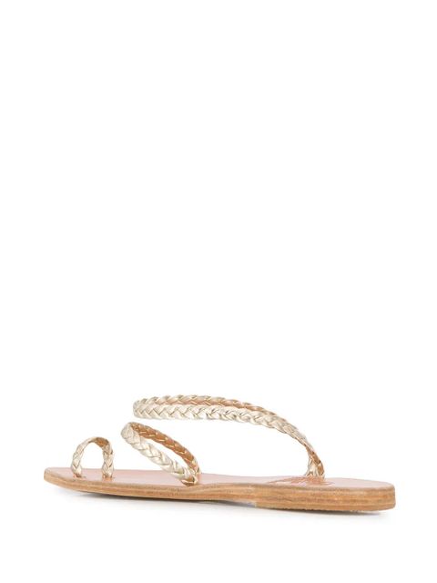 Ancient Greek Sandals Eleftheria braided sandals - Gold