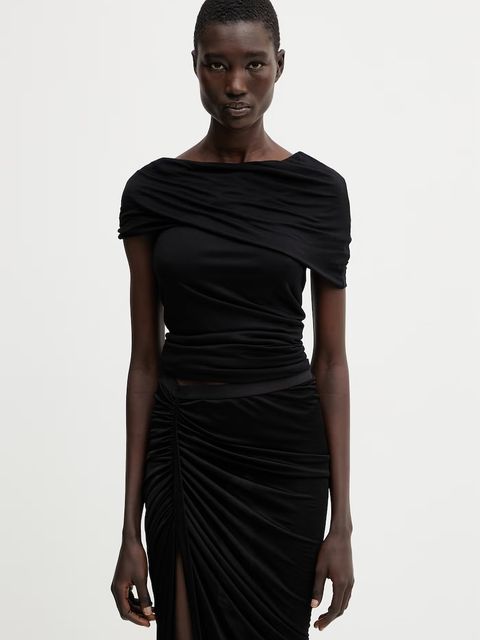Rick Owens Lilies bluzka na ramiączkach damska z wiskozy Lola - zdjęcie produktu nr 1
