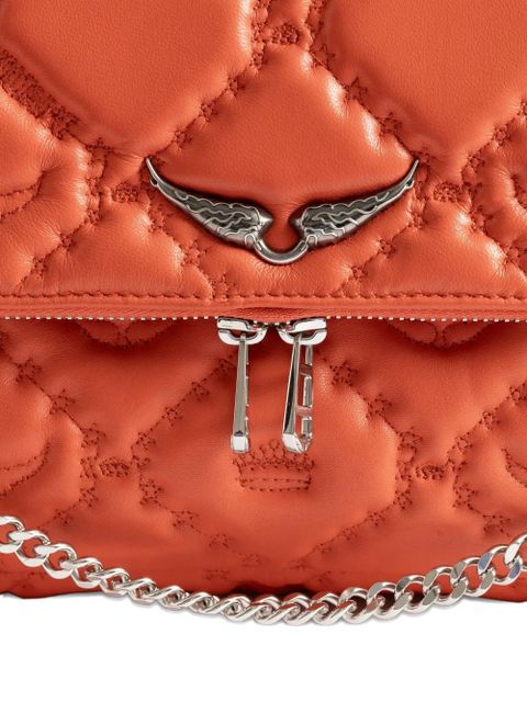 Zadig&Voltaire quilted chain crossbody bag - Orange