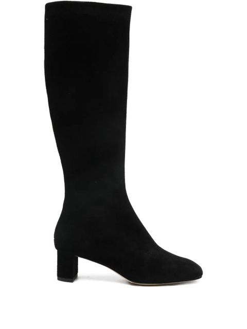 Aeyde 45mm suede boots - Black