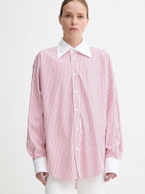 Filippa K koszula bawełniana damska kolor biały relaxed z kołnierzykiem klasycznym 31405.FK - zdjęcie produktu nr 1