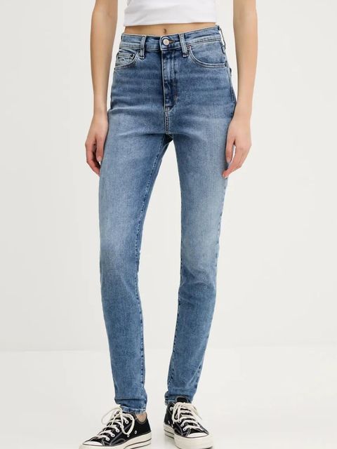 Tommy Jeans jeansy damskie kolor niebieski DW0DW20655 - zdjęcie produktu nr 1