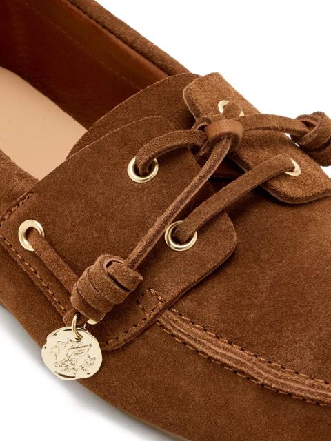 Ancient Greek Sandals Pliara suede loafers - Brown
