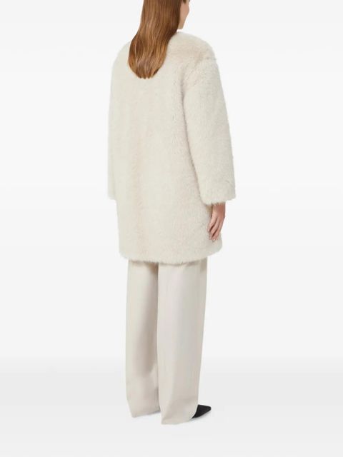 Max Mara Eros concealed closure coat - Neutrals