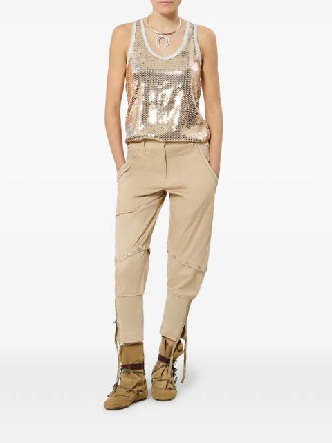 ISABEL MARANT Renelle top - Gold