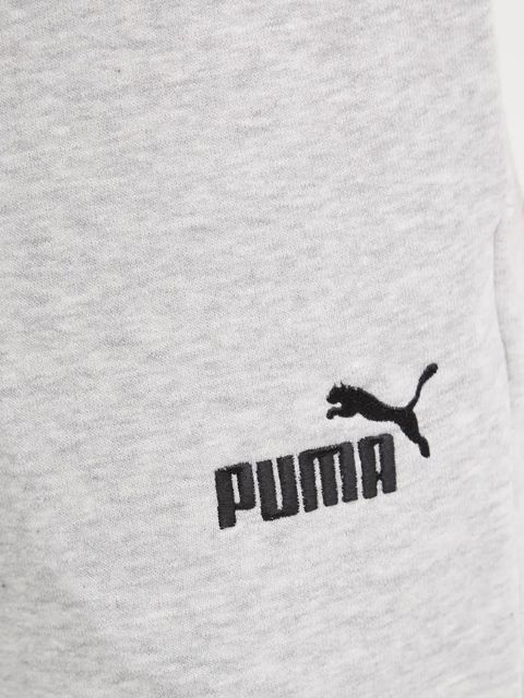 Puma spodnie dresowe damskie kolor szary z aplikacją 682450