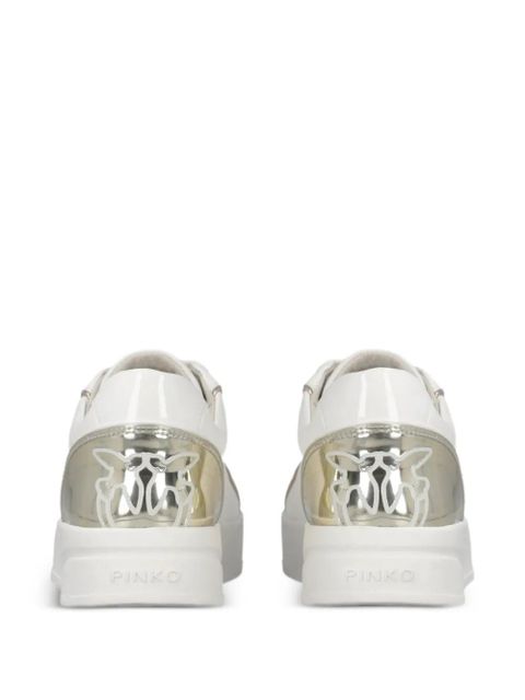 PINKO logo-lettering sneakers - White