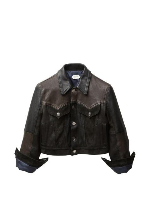 Versace buttoned patch jacket - Brown - zdjęcie produktu nr 1