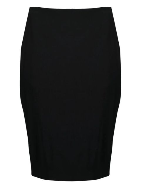 Saint Laurent Cassandre zip-fastening pencil skirt - Black - zdjęcie produktu nr 1