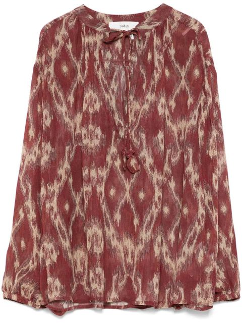 Ba&Sh Menaelle blouse - Red - zdjęcie produktu nr 1