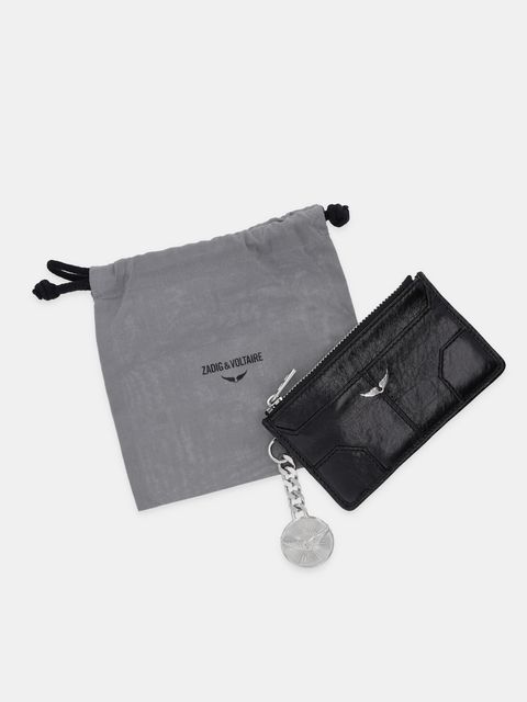 ZADIG&VOLTAIRE portfel skórzany damski kolor czarny LWBA02519