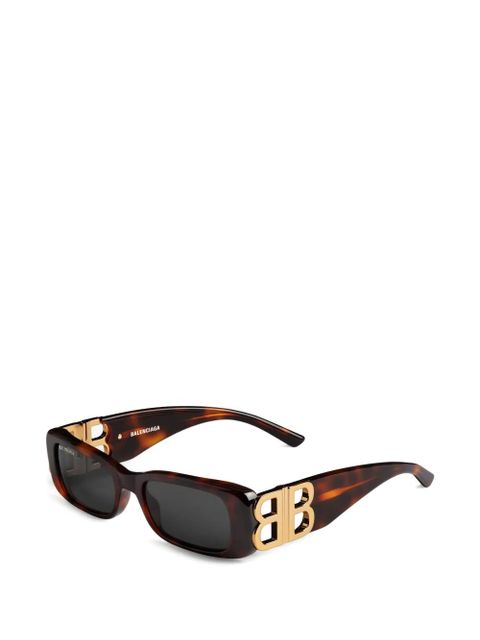 Balenciaga Eyewear rectangle-frame sunglasses - Brown