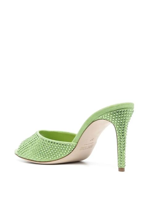 Paris Texas crystal-embellished sandals - Green