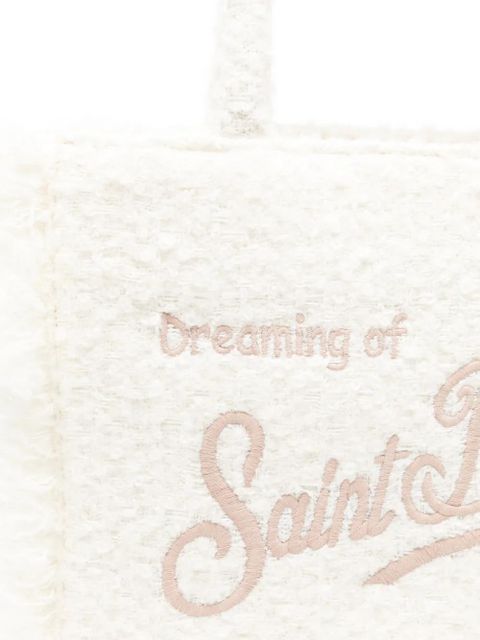 MC2 Saint Barth embroidered tote bag - White