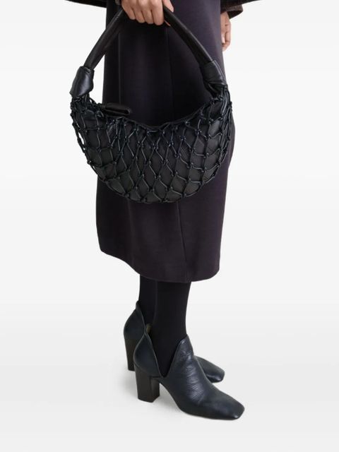 LEMAIRE Fortune Croissant knotted-details shoulder bag - Brown - zdjęcie produktu nr 2