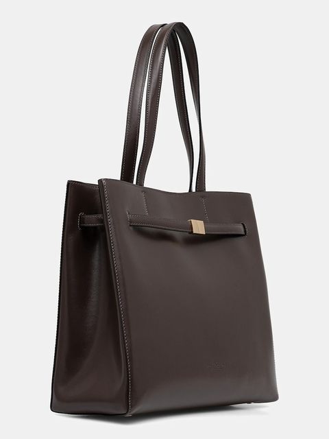 Marc O'Polo torebka skórzana kolor brązowy 5000009275 - zdjęcie produktu nr 2