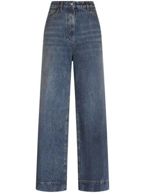 ETRO high-rise flared jeans - Blue - zdjęcie produktu nr 1