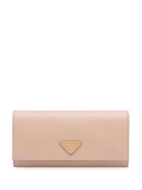 Prada saffiano logo wallet - Pink - zdjęcie produktu nr 1
