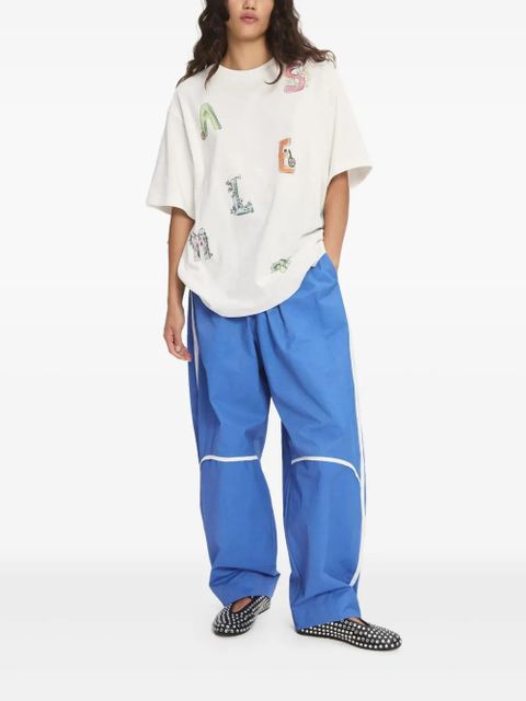 ALEMAIS Court graphic-print T-shirt - White