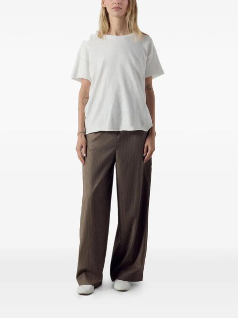 American Vintage pinstripe wide-leg trousers - Brown - zdjęcie produktu nr 2