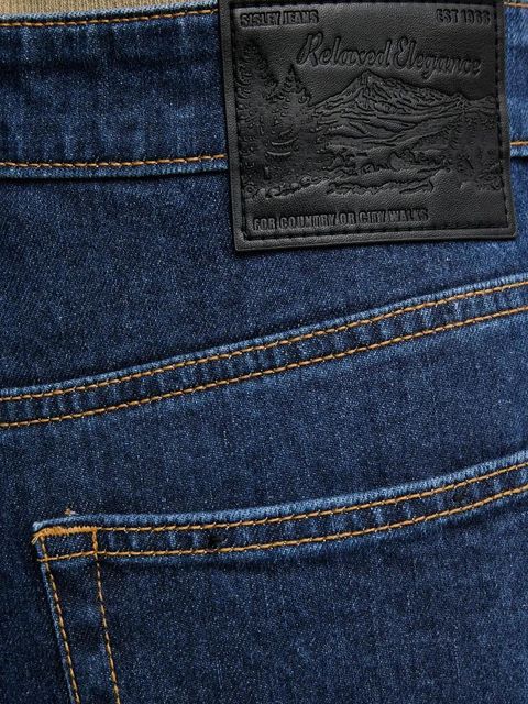 Sisley jeansy damskie kolor granatowy 4MCPLE046