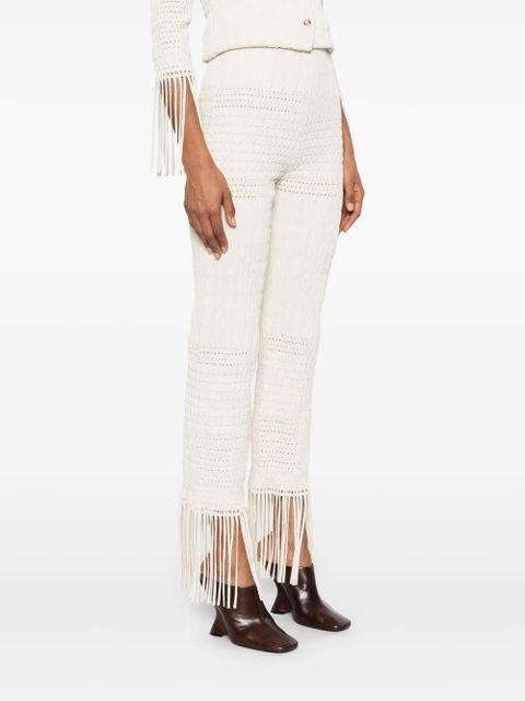 Nanushka textured trousers - Neutrals