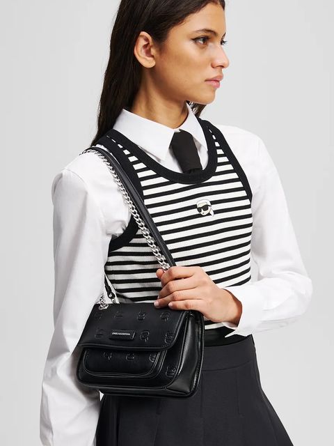 Karl Lagerfeld torebka IKON MONOGRAM kolor czarny A3W30109