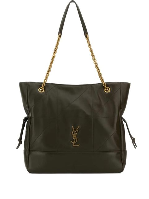 Saint Laurent Jamie leather tote bag - Green - zdjęcie produktu nr 1