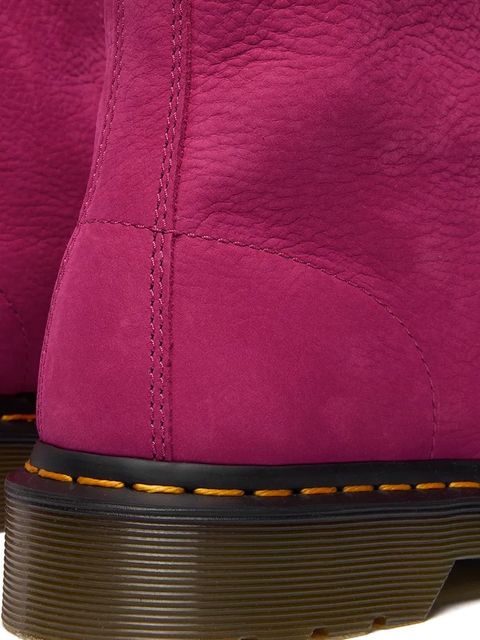 Dr. Martens botki 1460 Pascal damskie kolor różowy na płaskim obcasie DM42596650 - zdjęcie produktu nr 2