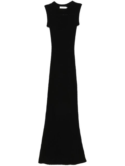 Aya Muse ribbed-knit maxi dress - Black - zdjęcie produktu nr 1
