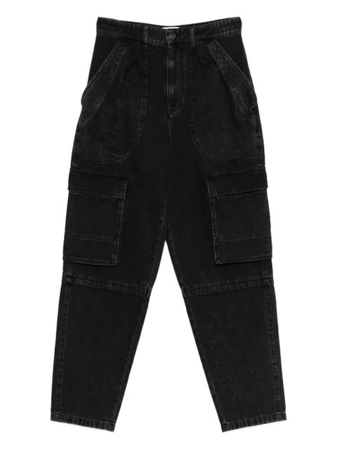 ISABEL MARANT seam-detail cargo jeans - Black - zdjęcie produktu nr 1