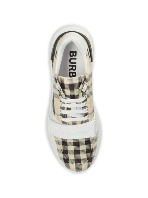 Burberry check sneakers - Neutrals