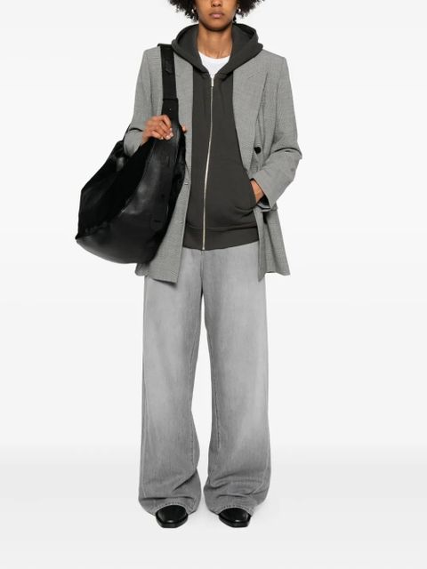 MARANT ÉTOILE checked double-breasted jacket - Grey