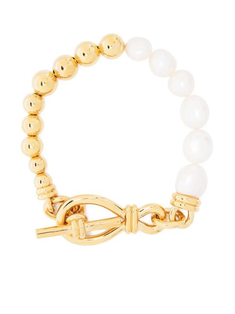 Missoma Baroque pearl T-bar bracelet - Gold - zdjęcie produktu nr 1