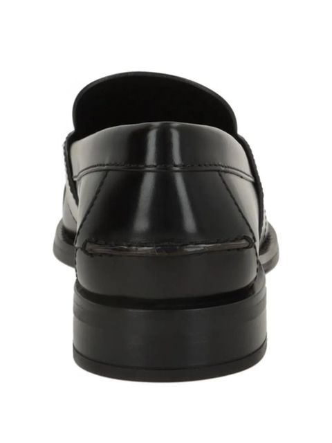 Prada leather loafers - Black