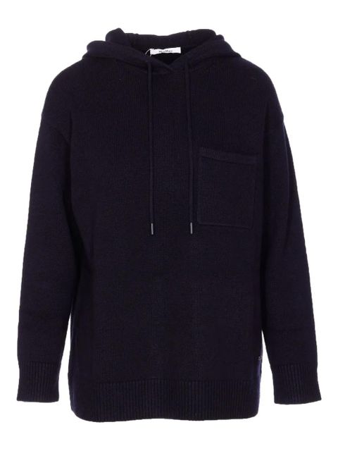 Max Mara hooded patch-pocket sweater - Black - zdjęcie produktu nr 1