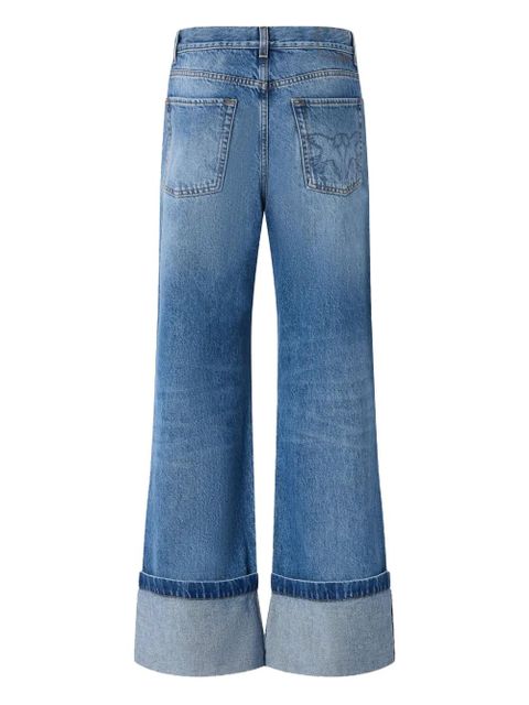 PINKO folded-hem jeans - Blue - zdjęcie produktu nr 2