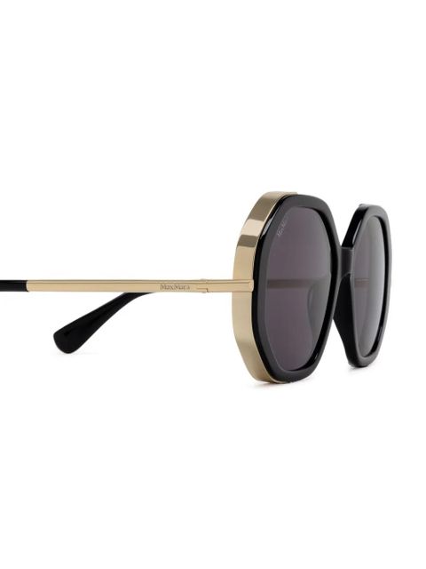 Max Mara Eyewear geometric-frame sunglasses - Black
