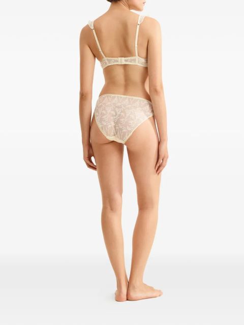 ERES Printanière underwire ruffled bra - Neutrals