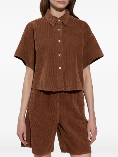 American Vintage Padow corduroy shirt - Brown