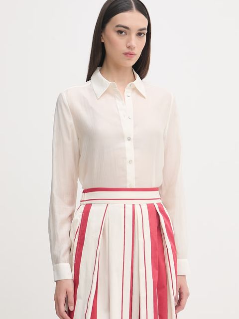 United Colors of Benetton koszula damska z lyocellem - zdjęcie produktu nr 2